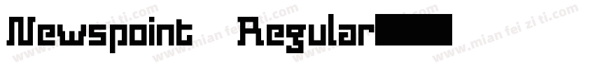 Newspoint Regular字体转换